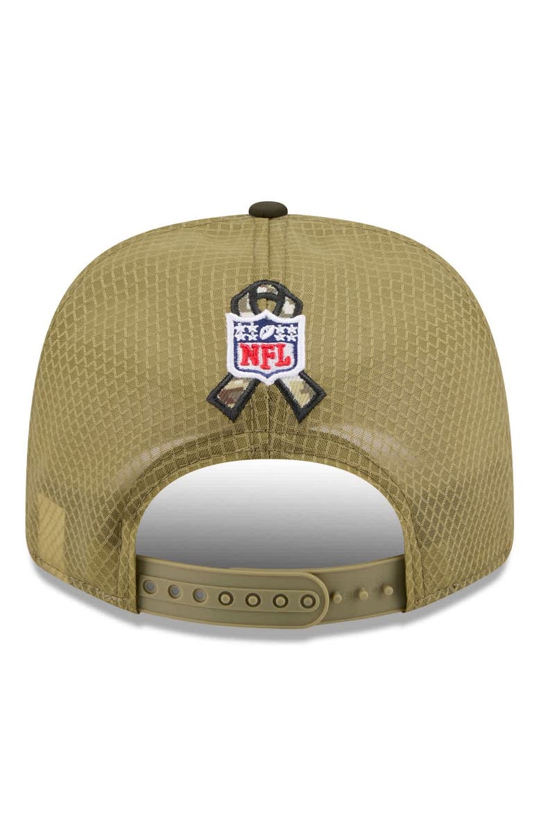 New Era Men's New Era  Green New Orleans Saints 2025 Salute to Service 9SEVENTY Adjustable Hat, Alternate, color, Green