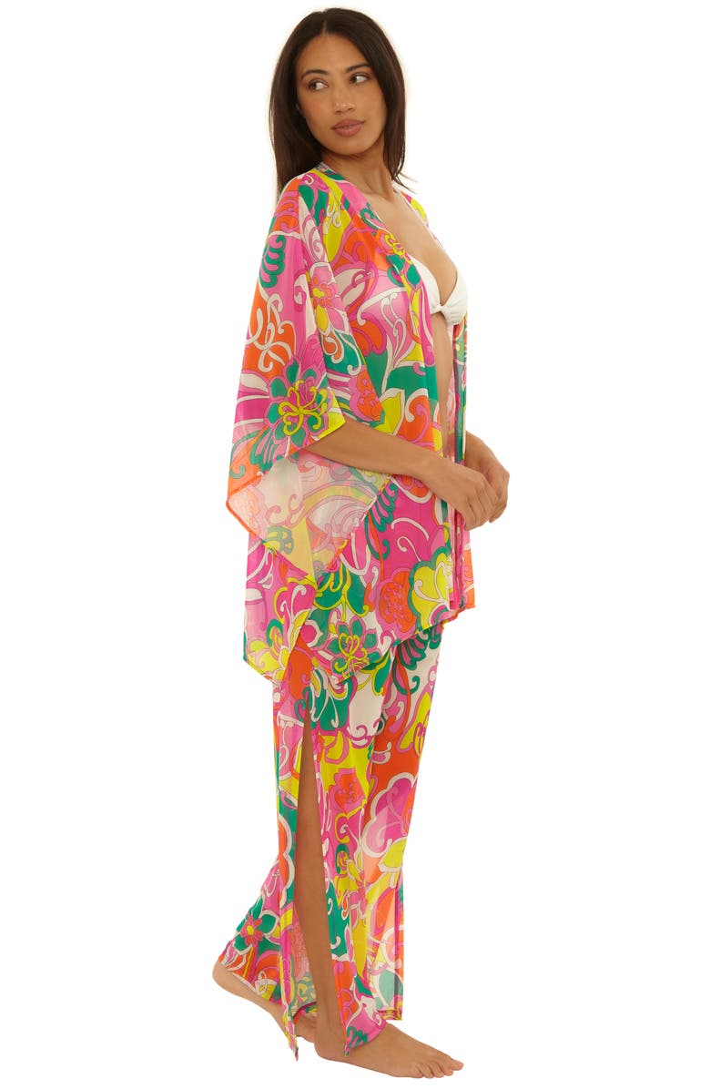 Trina Turk Elara Mesh Cover-Up, Alternate, color, Multi