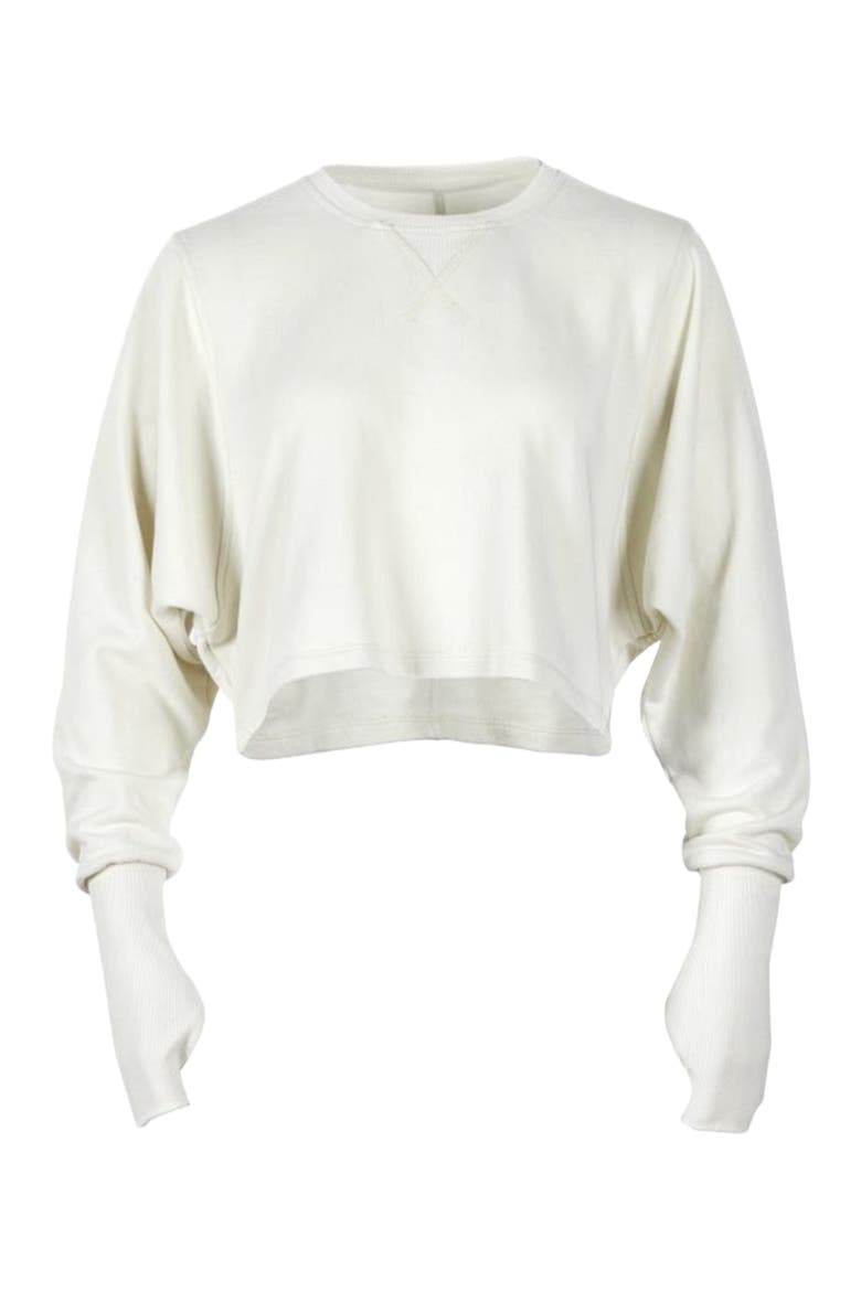 Remedy Crop Crew, Main, color, Bone Washed