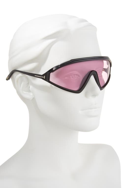Tom Ford 00mm Shield Sunglasses In Pink