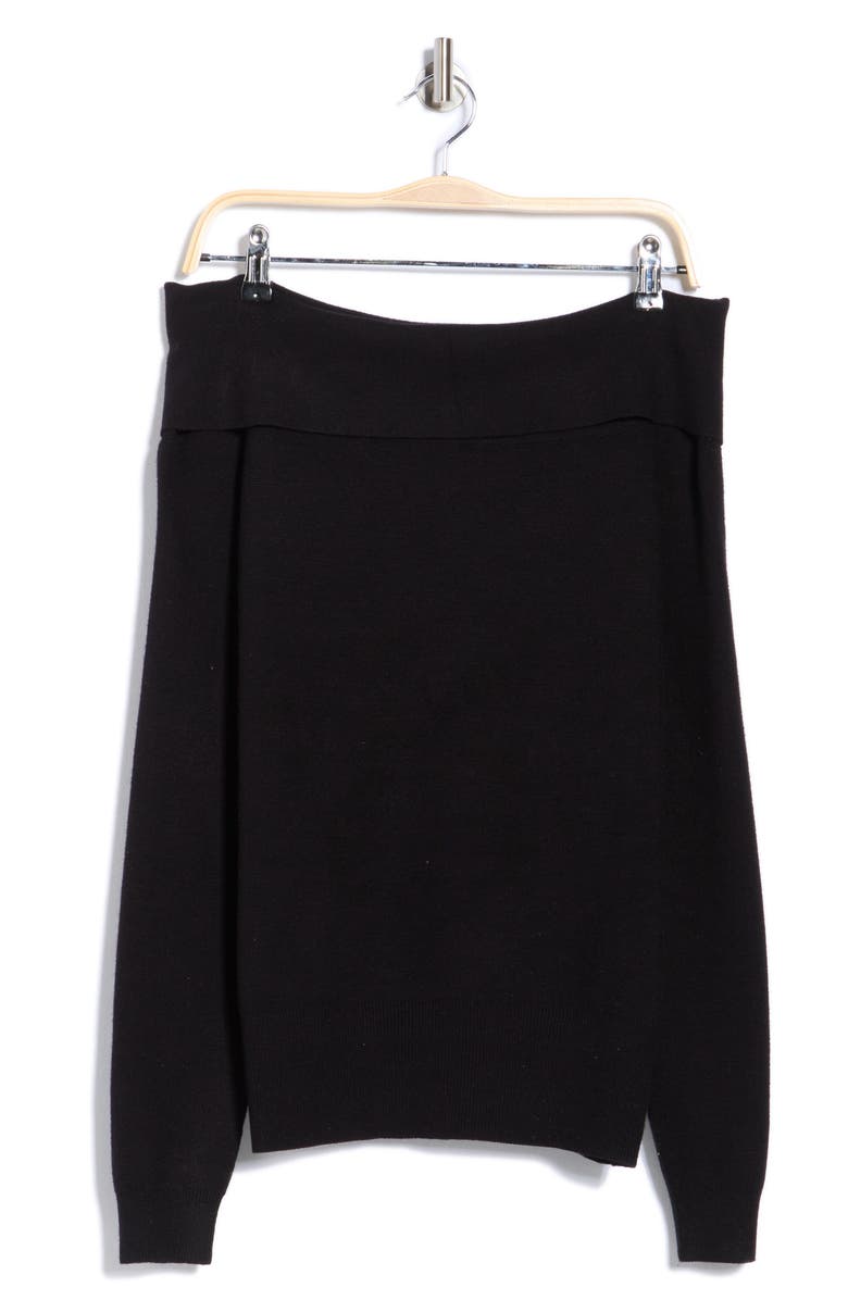 RDI Marilyn Off the Shoulder Sweater, Alternate, color, Black