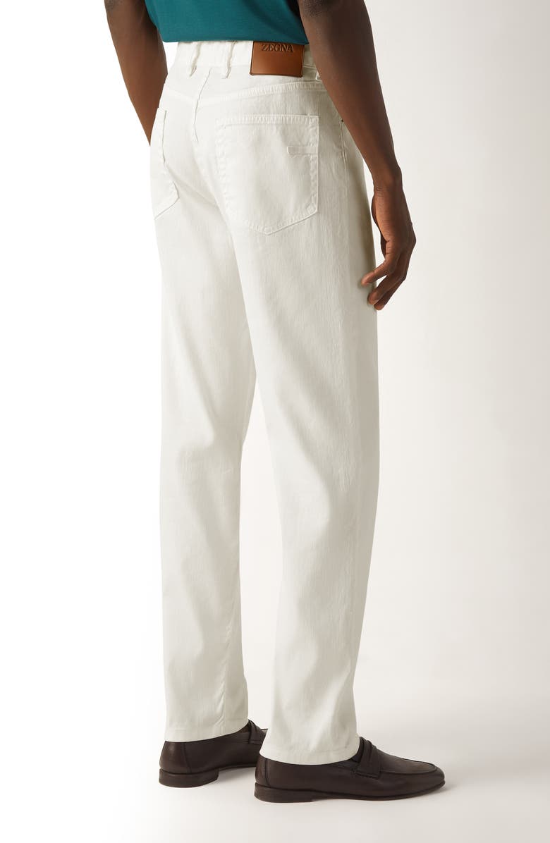 ZEGNA Slim Fit Jeans, Alternate, color, White