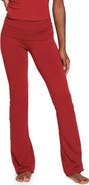SKIMS Stretch Cotton Jersey Foldover Pants