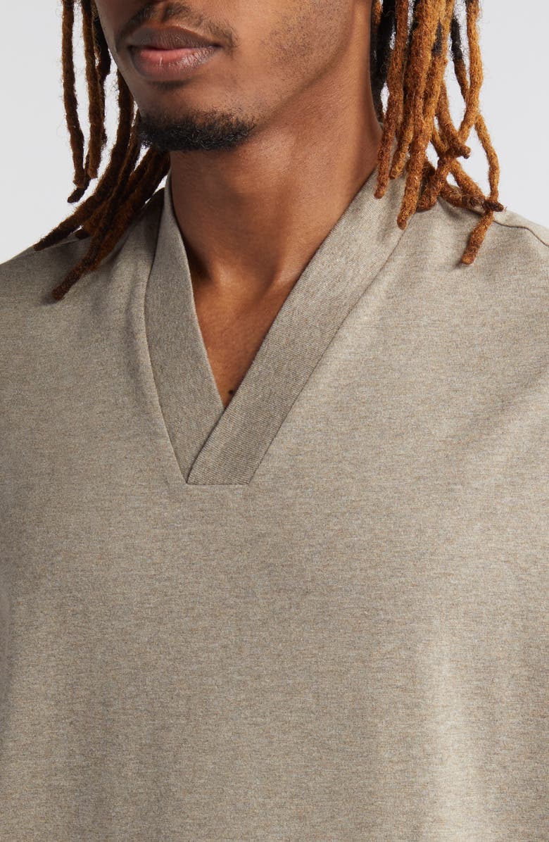 Fear of God Essentials V-Neck Cotton T-Shirt, Alternate, color,