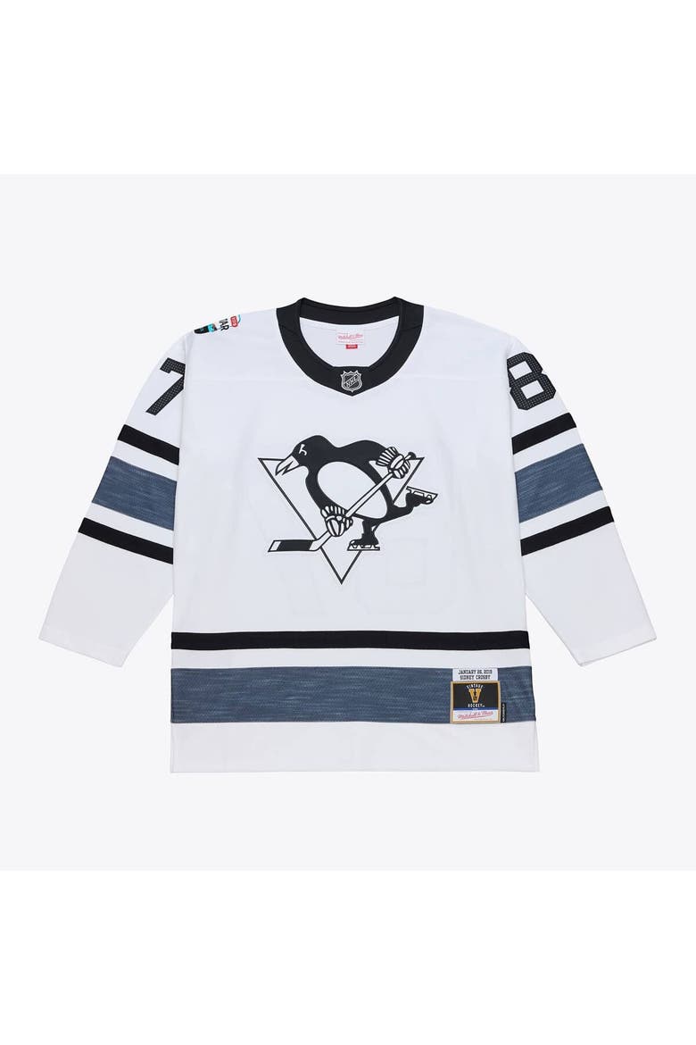 Men's Mitchell & Ness Sidney Crosby White 2019 All-Star Game Power Play Jersey, Main, color, White