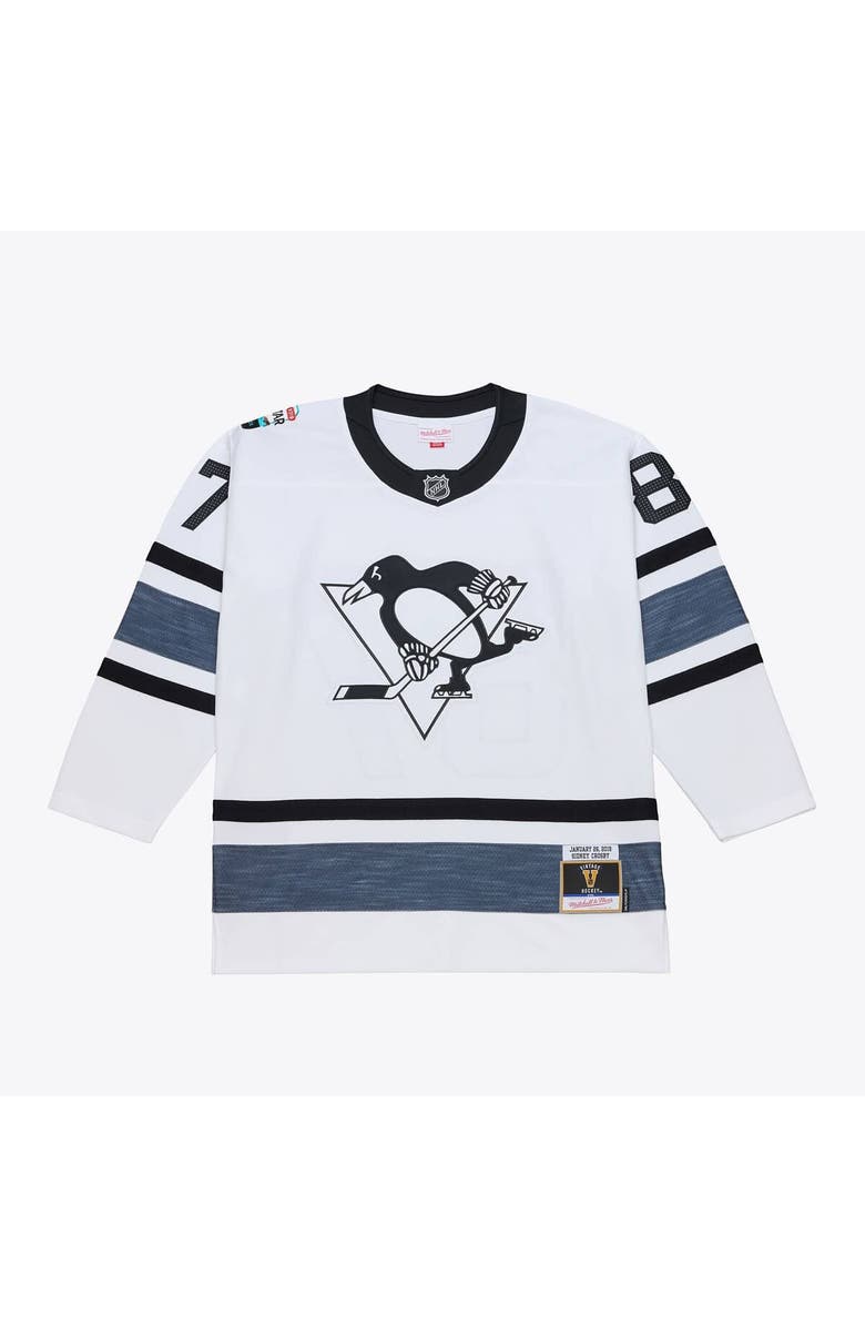 Mitchell & Ness Men's Mitchell & Ness Sidney Crosby White 2019 All-Star Game Power Play Jersey, Main, color, White