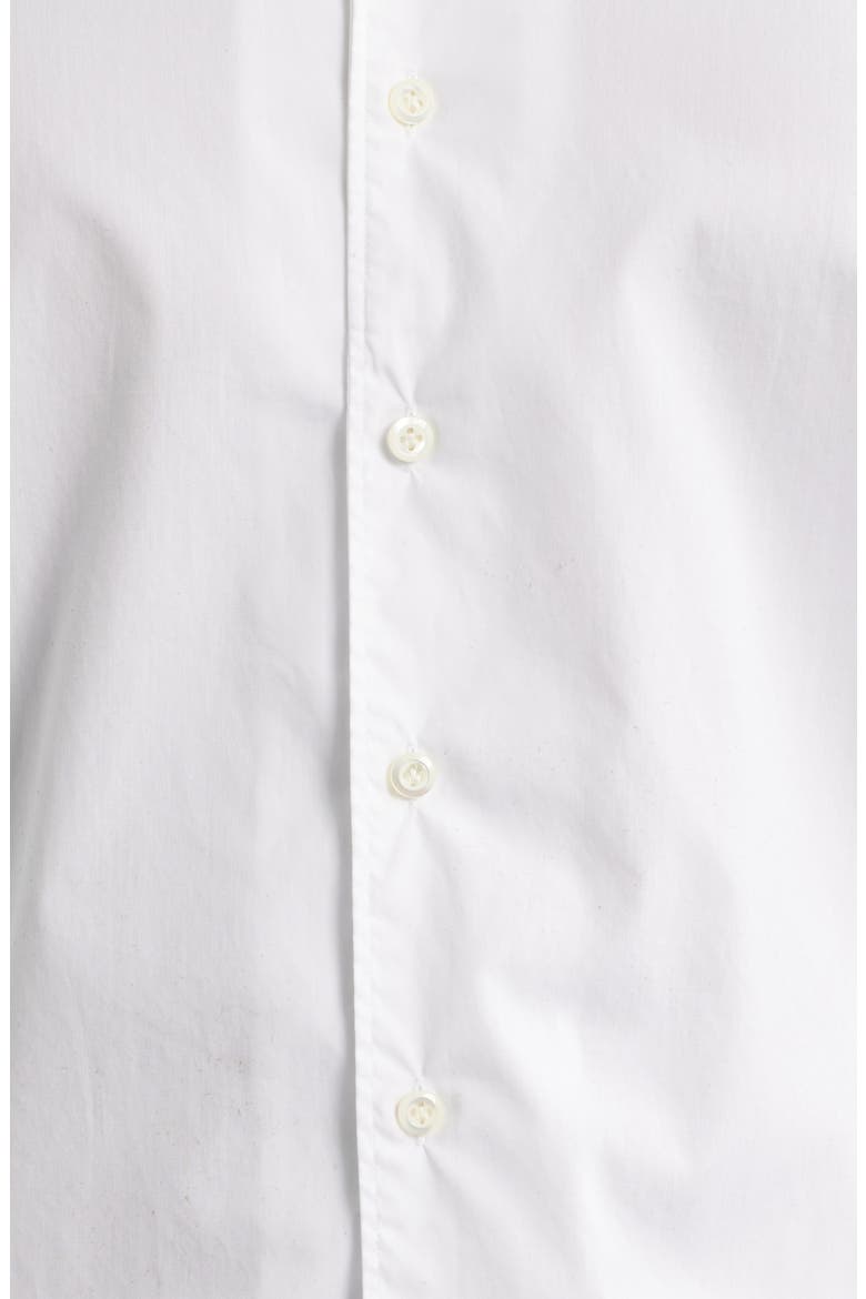 Modern Fit Solid Natural Stretch Yoga Twill Dress Shirt, Alternate, color, WHITE