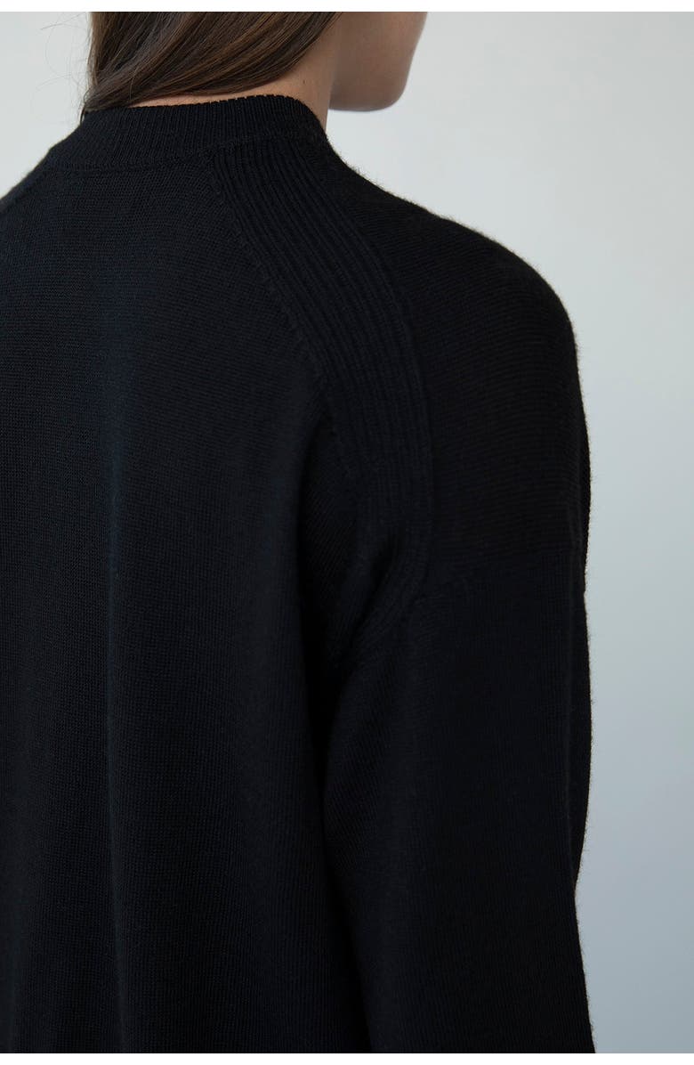 SSKEIN Crew Neck Pullover, Alternate, color, Black