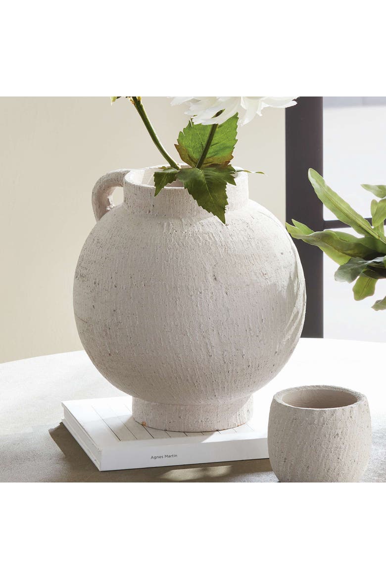Gianna Vase Large, Alternate, color, White