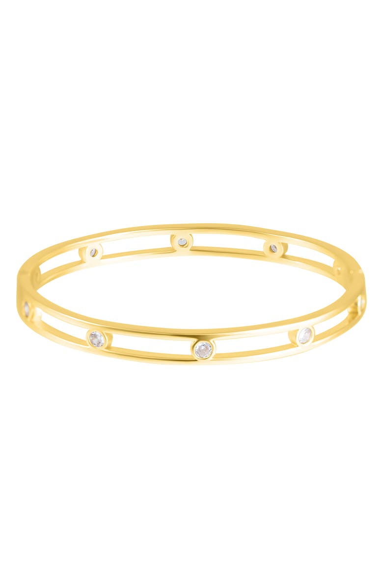 Adornia Cubic Zirconia Bangle Bracelet, Main, color, 