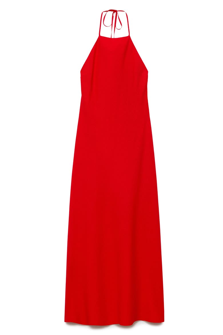mango linen blend dress Floral linen-blend dress
