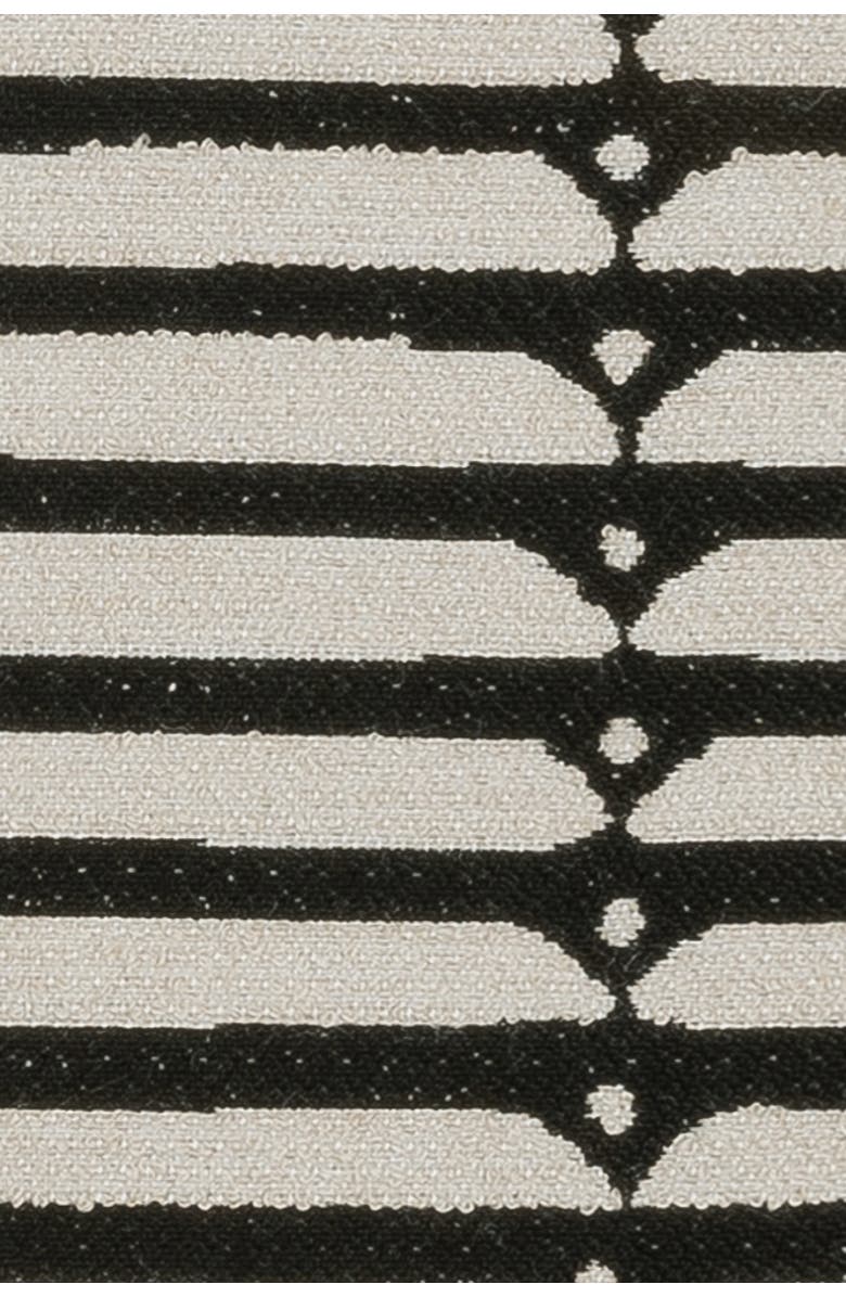 Elaine Smith Sincerity Indoor & Outdoor Woven Accent Pillow, Alternate, color, Ebony