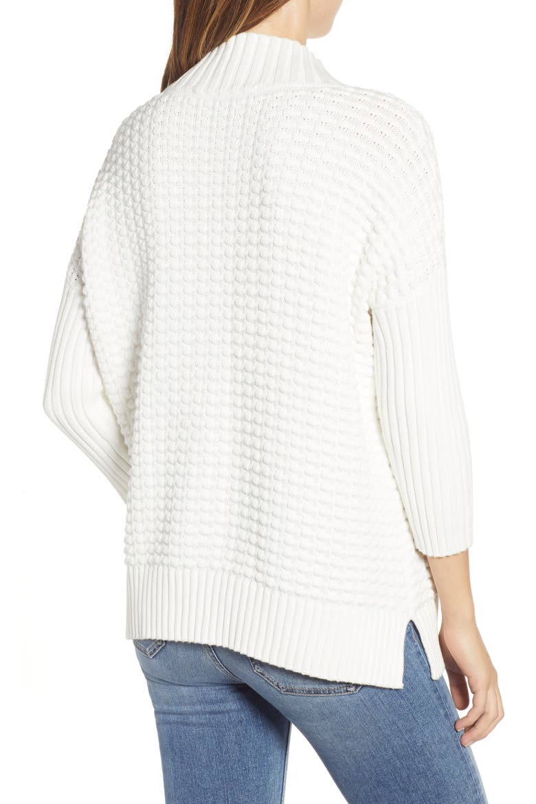 Mozart Popcorn Sweater, Alternate, color, SUMMER WHITE