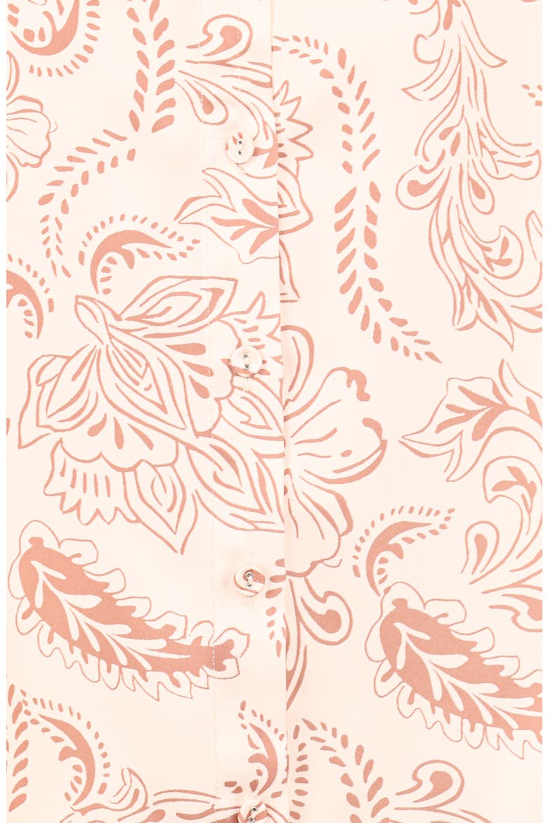 Rosalie Print Shirt, Alternate, color, BROWN PAISLEY