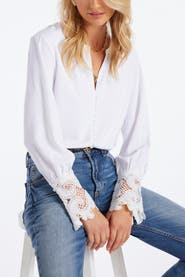 Bishop + Young Ariel Lace Detail Blouse