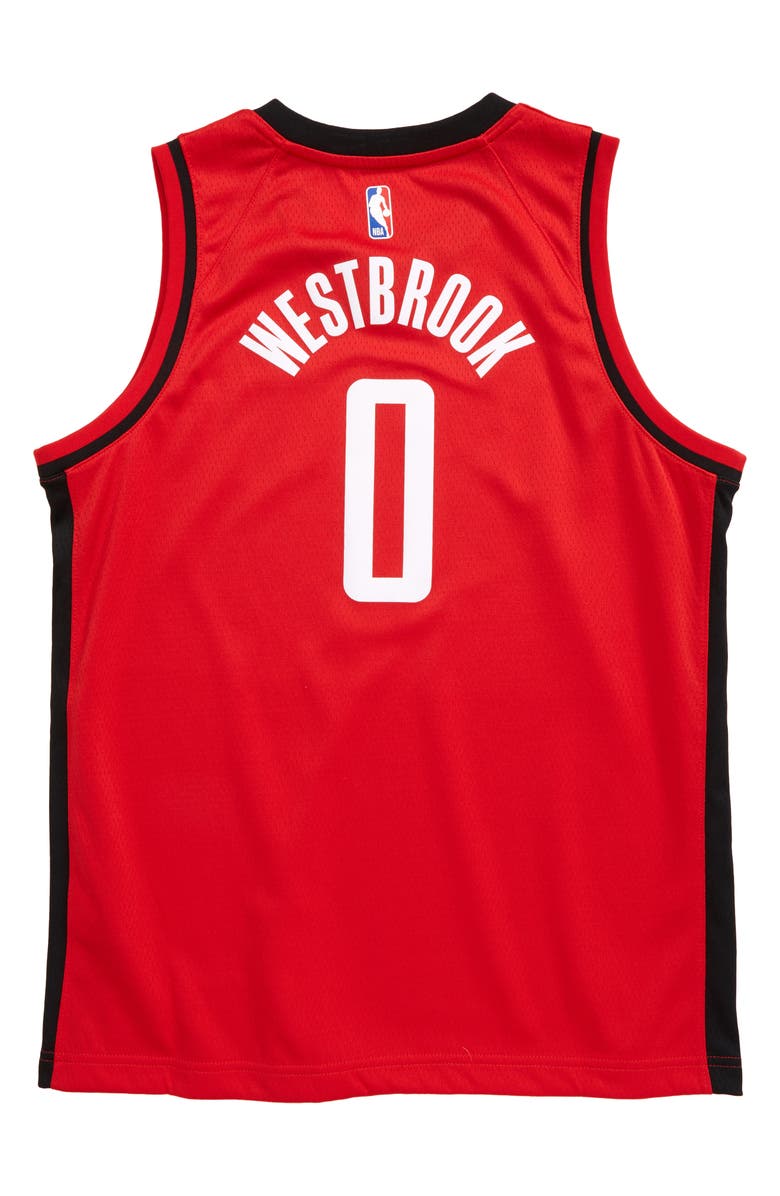 Nike Youth Nike Russell Westbrook Red Houston Rockets Swingman Jersey - Icon Edition, Alternate, color,
