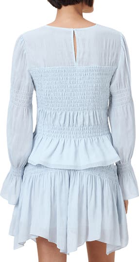 Pamela Smocked Ruffle Top