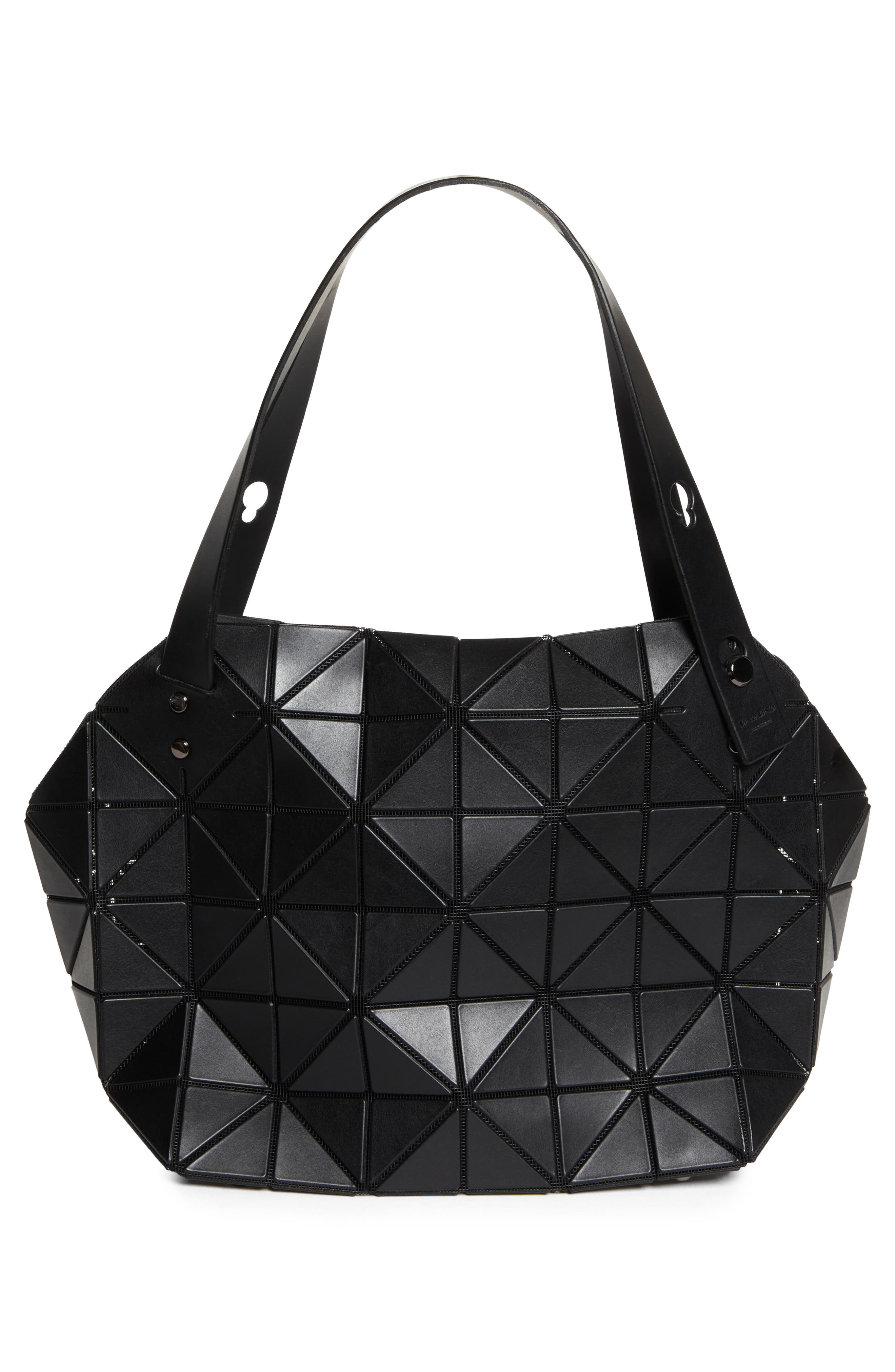 Bao Bao Issey Miyake Boston Top Handle Bag, Alternate, color, Matte Black
