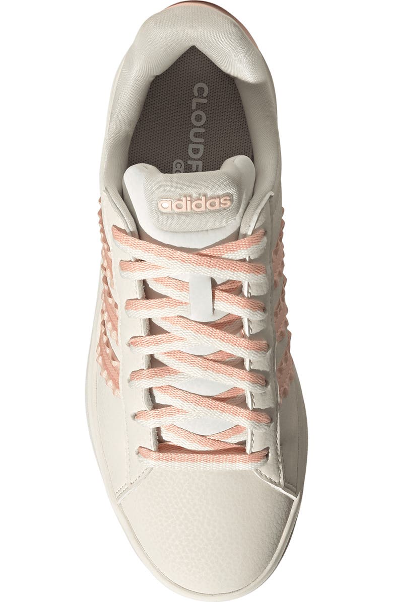adidas Grand Court 3.0 Sneaker, Alternate, color, Core White/ Blush Pink/ Gum 3