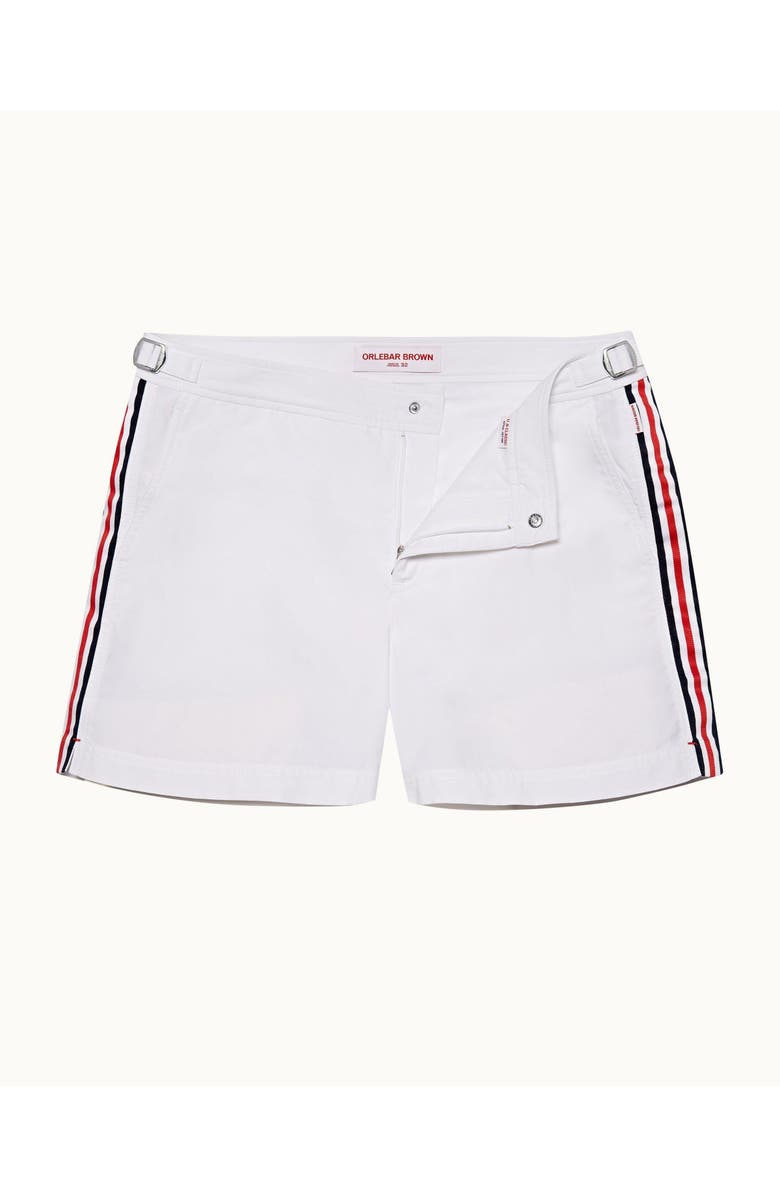 Orlebar Brown Setter Shorter Length Swim Shorts, Alternate, color, White