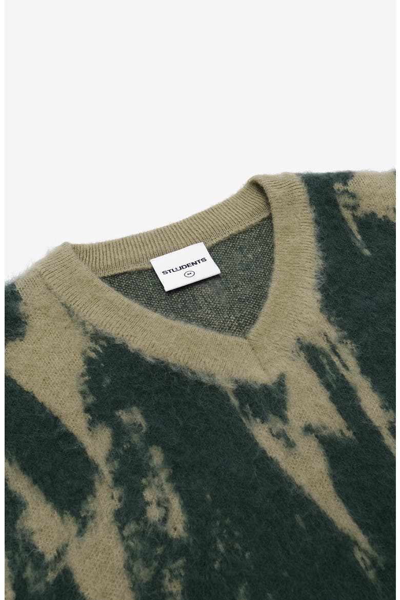 Cimarron Wool Blend Knit Vest, Alternate, color, MILITARY