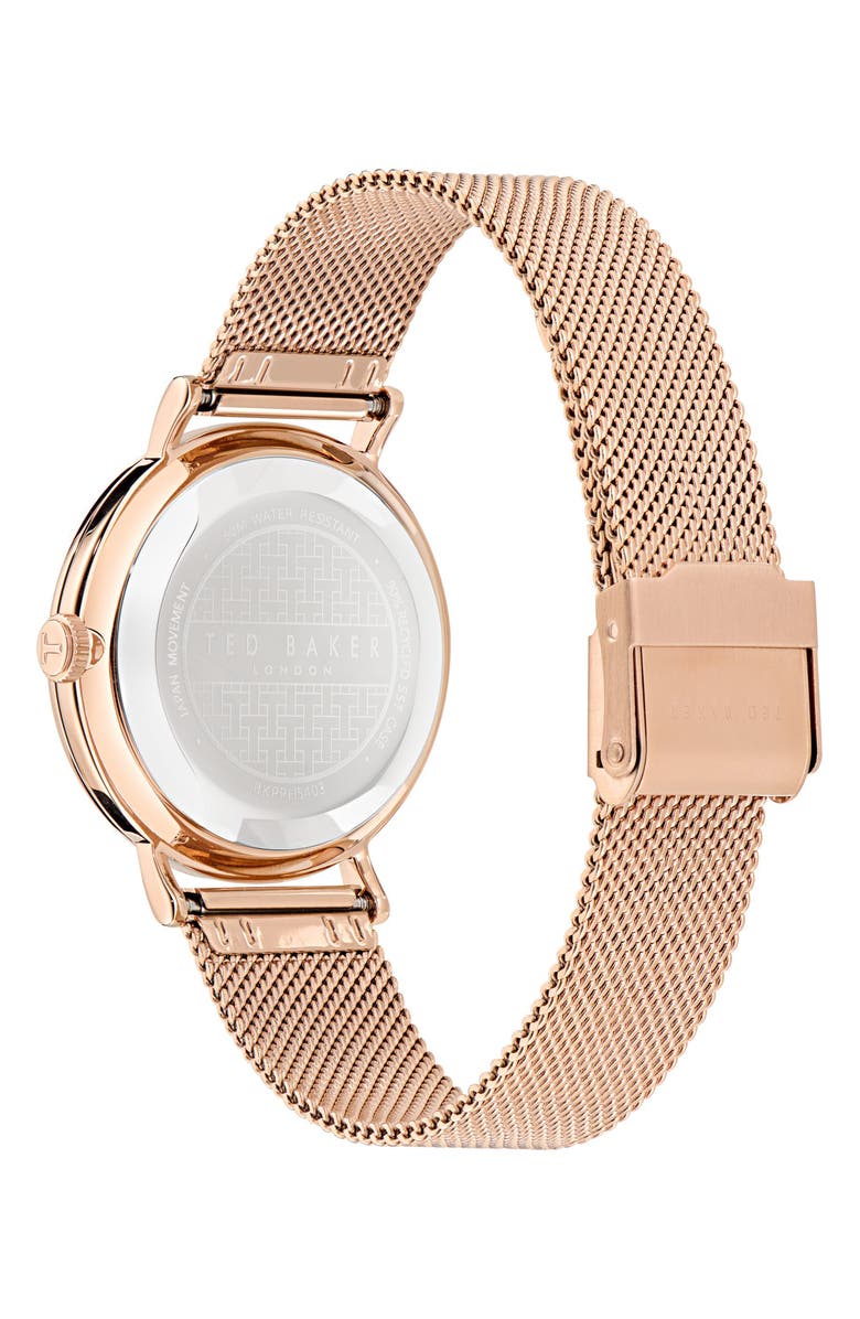 Ted Baker London Phylipa Blossom Watch, 37mm, Alternate, color, Rose Gold-Tone