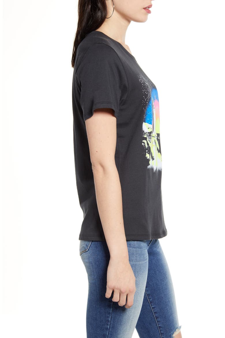 Shuttle Rainbow Graphic Tee, Alternate, color, BLACK