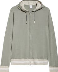 Eleventy Hooded Full Zip Cardigan