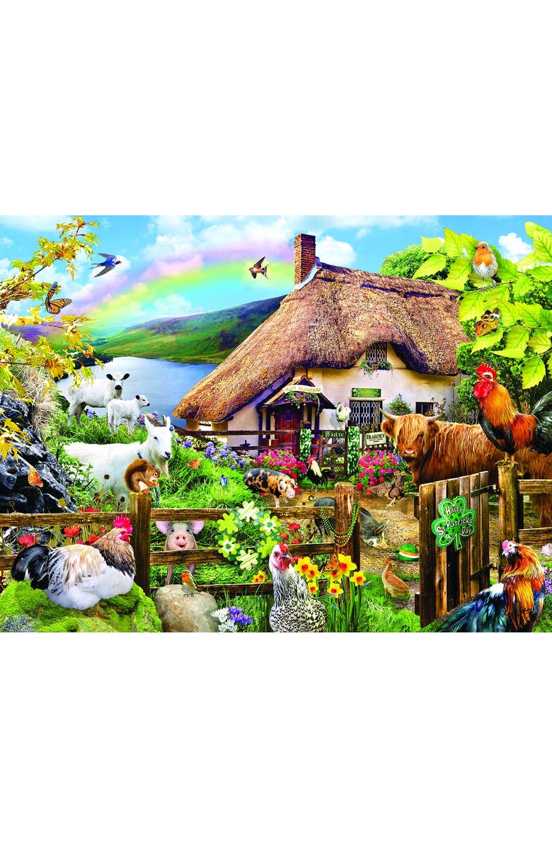 Sunsout Luck of the Irish 300 piece Jigsaw Puzzle for Adults, Alternate, color, Multicolor