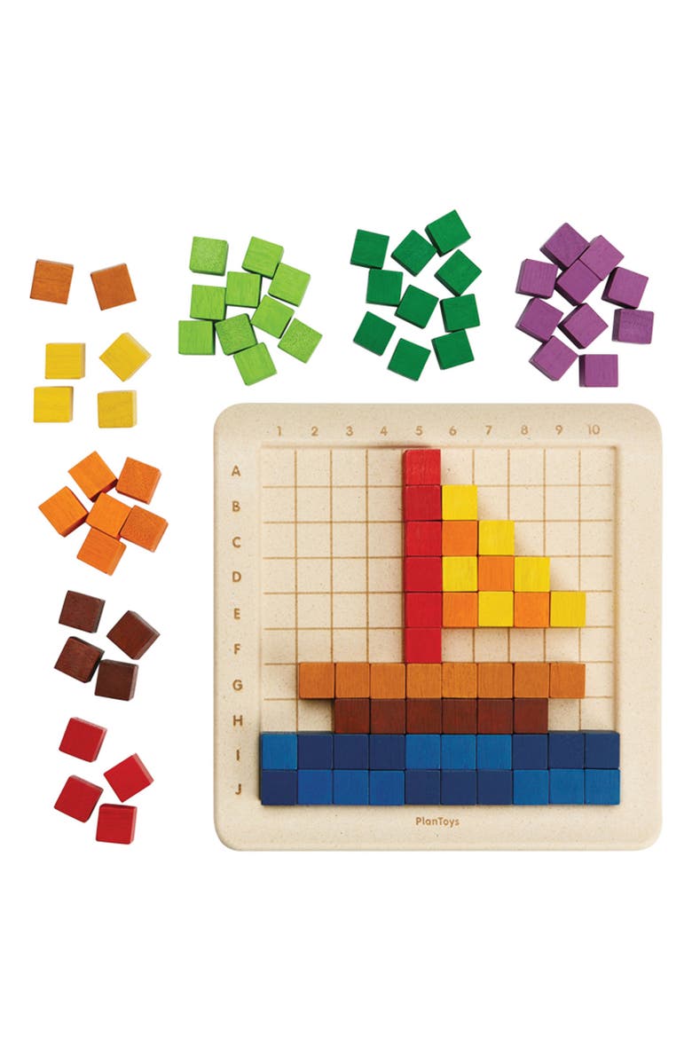 PlanToys<sup>®</sup> Count To 100 Counting Cubes Playset, Alternate, color, Assorted