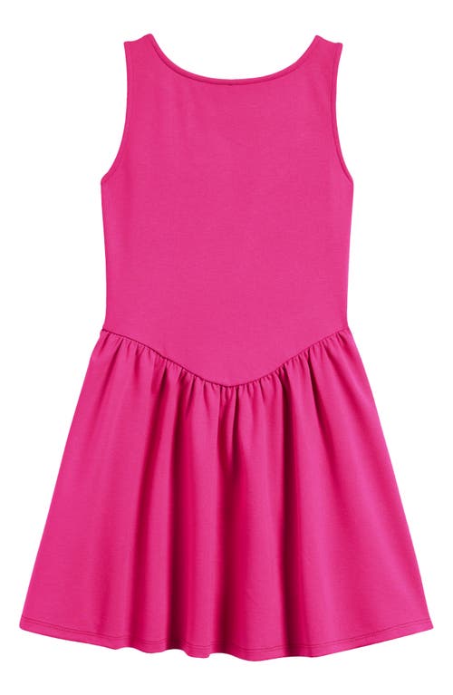 Good Luck Girl Kids' Ballet Sleeveless Dress In Fuschia Bright