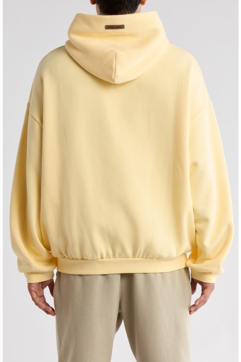 '90s Fit Fleece Logo Hoodie, Alternate, color, GARDEN YELLOW
