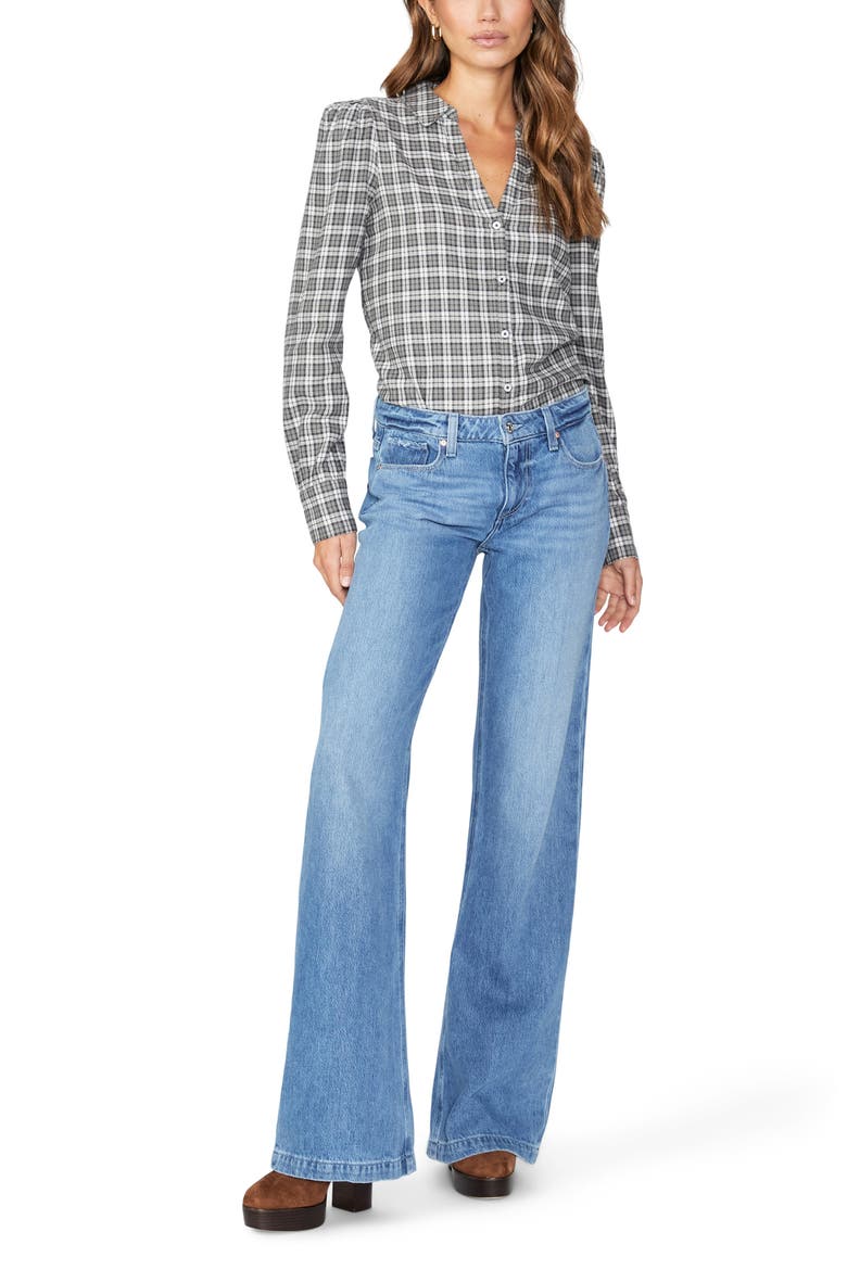 Sonja Vintage Low Rise Wide Leg Jeans, Alternate, color, ADUNA DISTRESSED