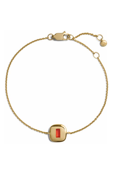 Gemdrop Chain Bracelet