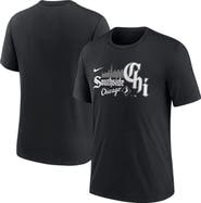 Nike Men's Nike Black Chicago White Sox City Connect Tri-Blend T-Shirt