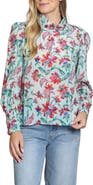APNY Print High Neck Shirt