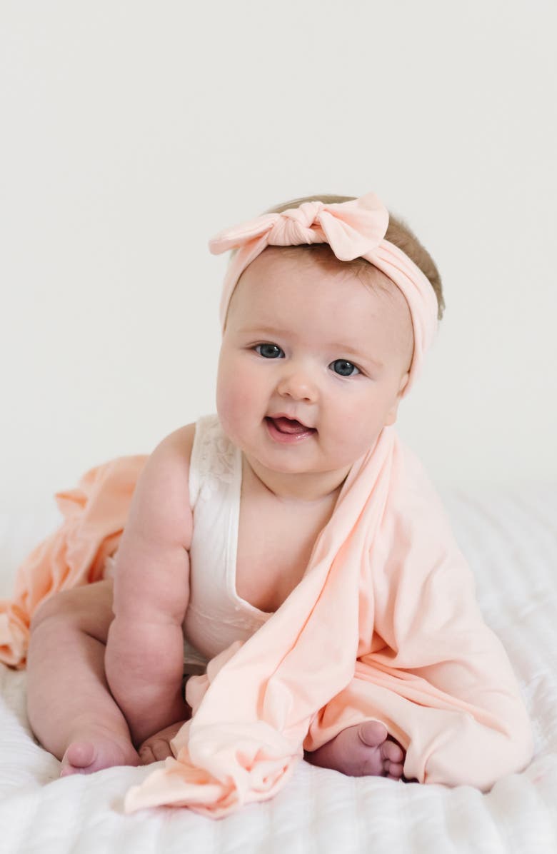 Copper Pearl Swaddle Blanket, Alternate, color, Blush