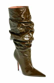 Amina Muaddi Anok Pointed Toe Boot