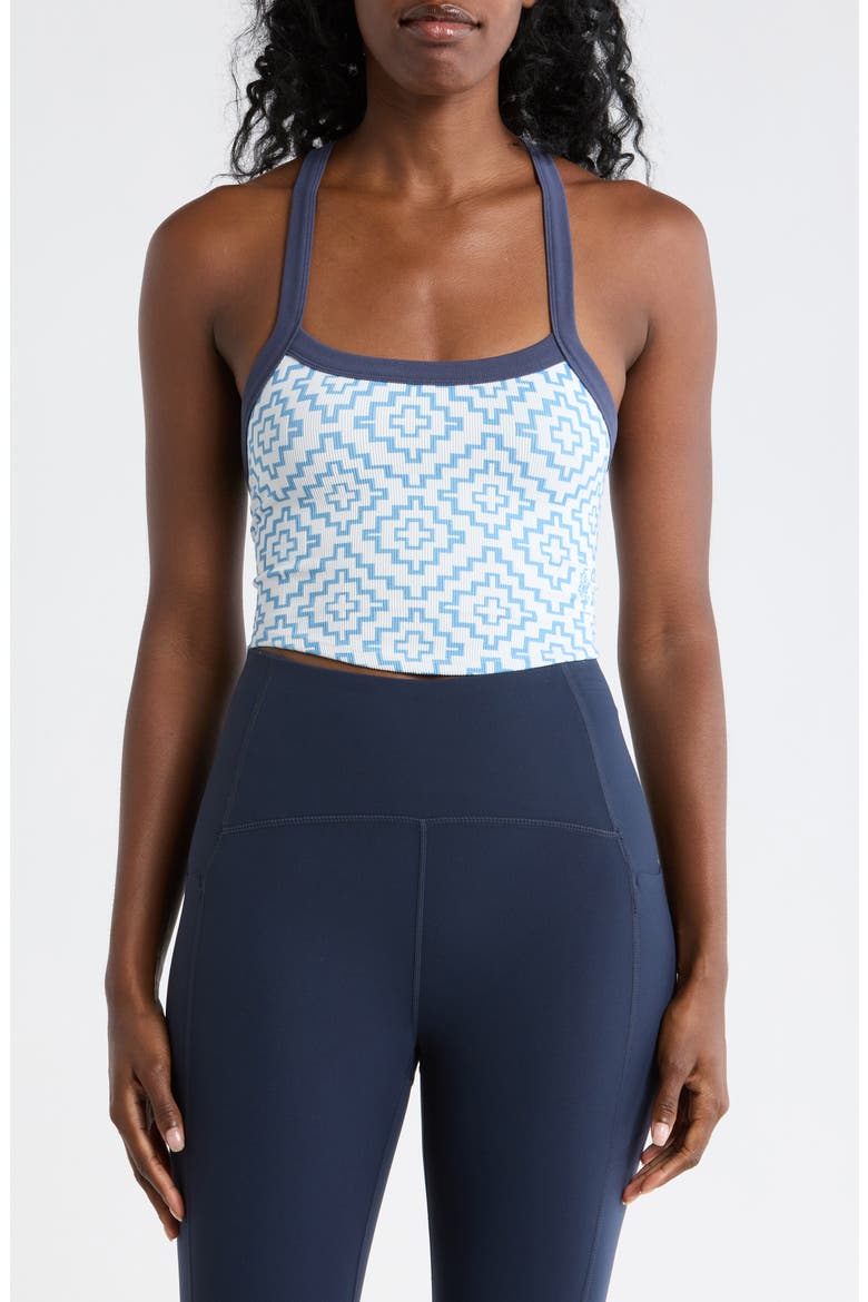 All Clear Jacquard Camisole, Main, color, BLUE