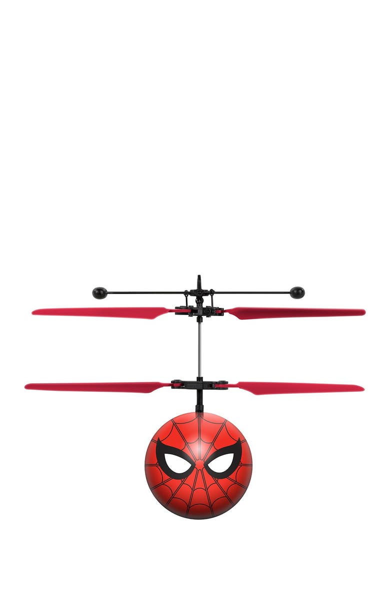 WORLD TECH TOYS Marvel Spider-Man Animated IR UFO Ball Helicopter, Main, color,