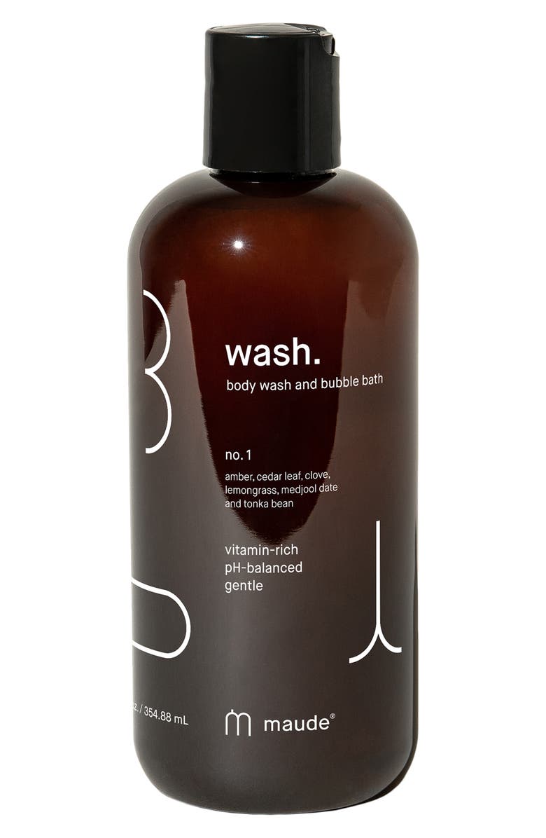 maude Wash No. 0 Unscented Body Wash & Bubble Bath, Main, color, 