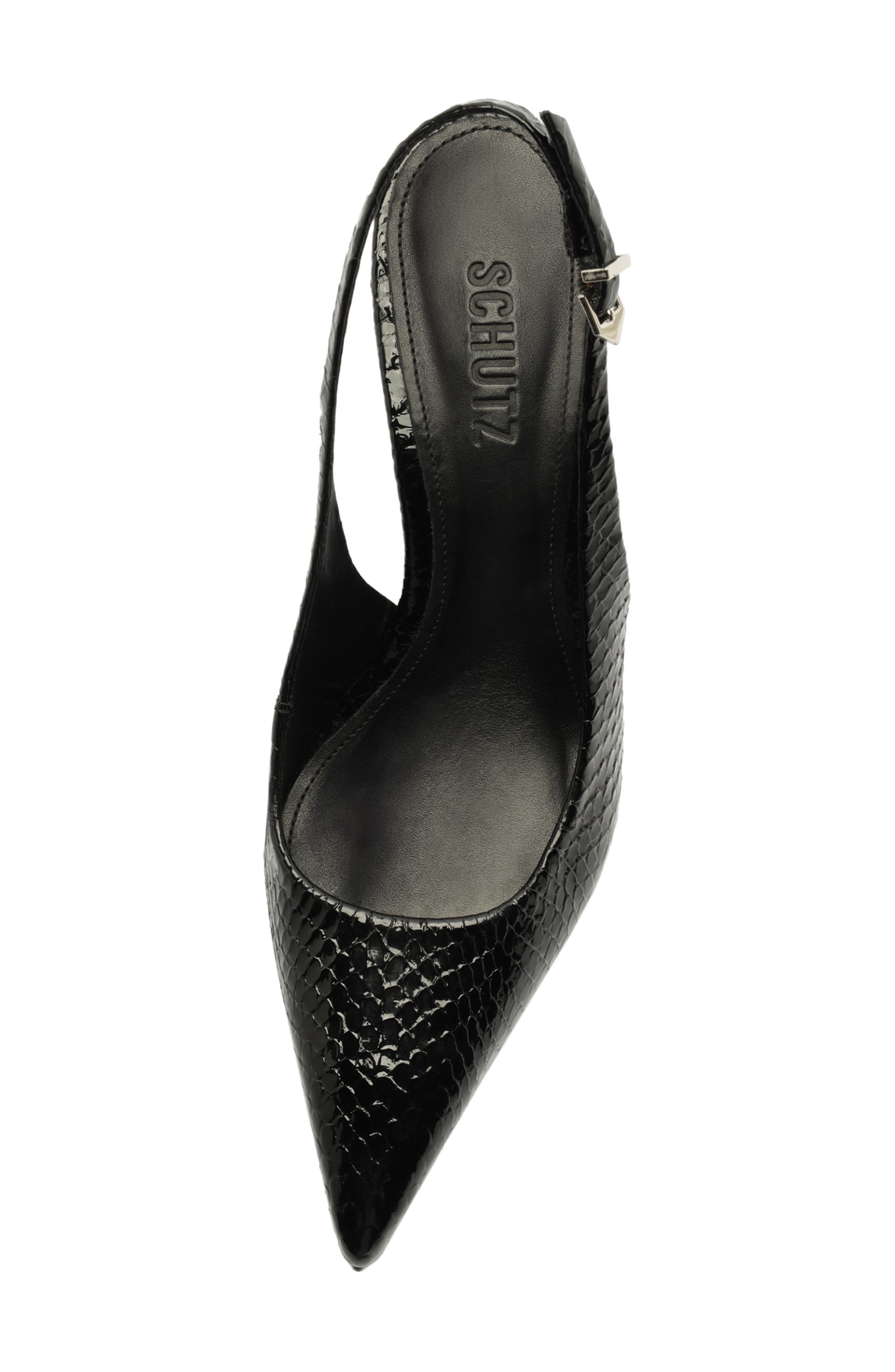 Schutz Paola Slingback Pump, Alternate, color, Black