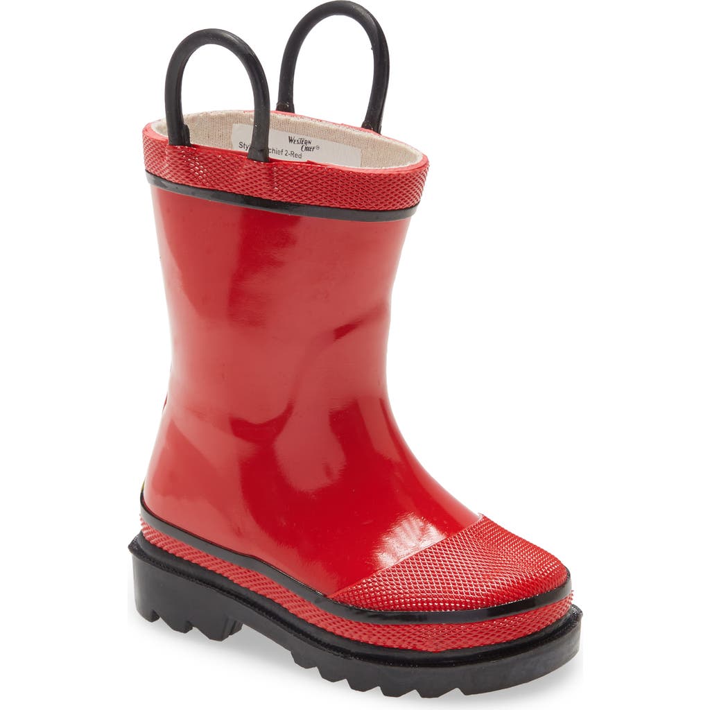 Kids' Western Chief Fire Chief 2 Rain Boot in Red  product