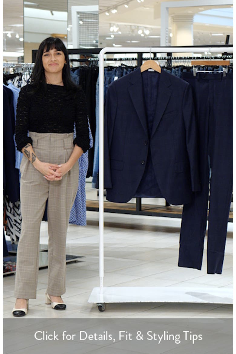 Hartford Classic Navy Mélange Wool Suit video