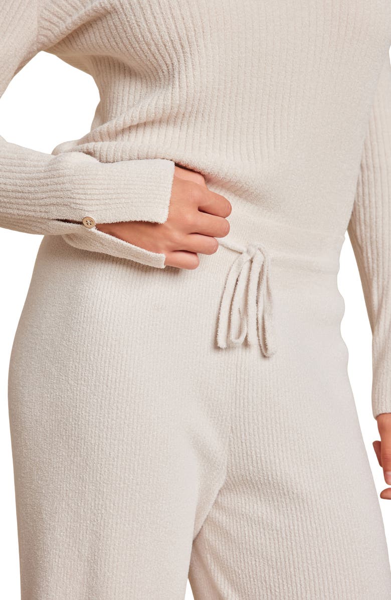 Barefoot Dreams<sup>®</sup> CozyChic<sup>®</sup> Ultra Lite<sup>®</sup> Rib Drawstring Pants, Alternate, color, Sand Dune