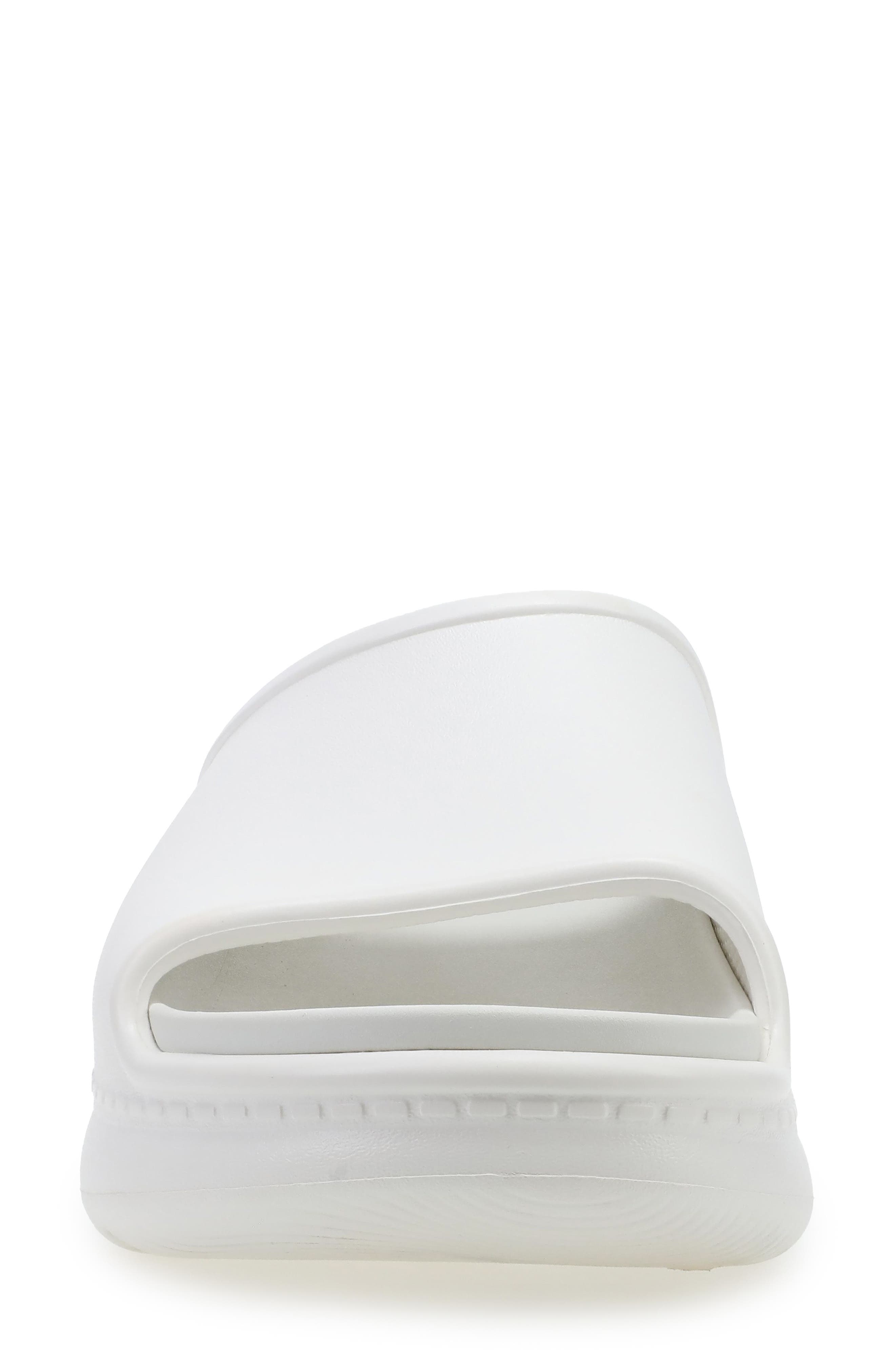 Dansko Devyn Recovery Slide Sandal, Alternate, color, White Molded