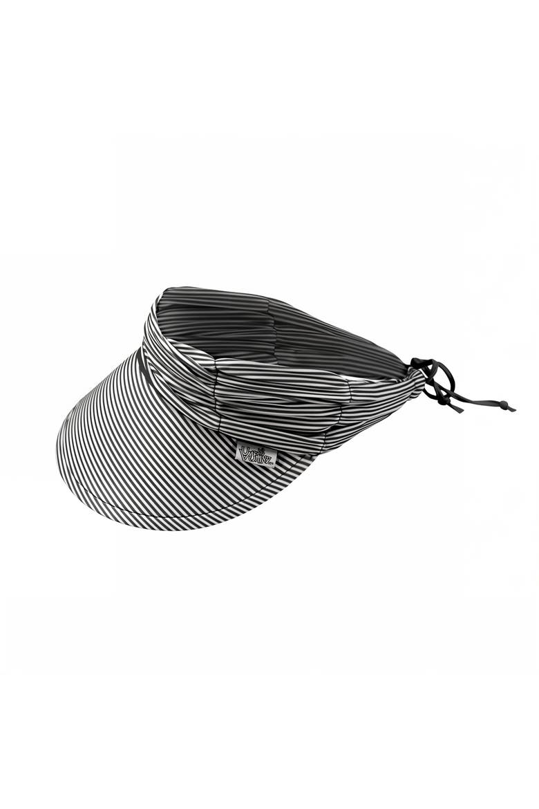 Swim Visor, Main, color, Black Stripes