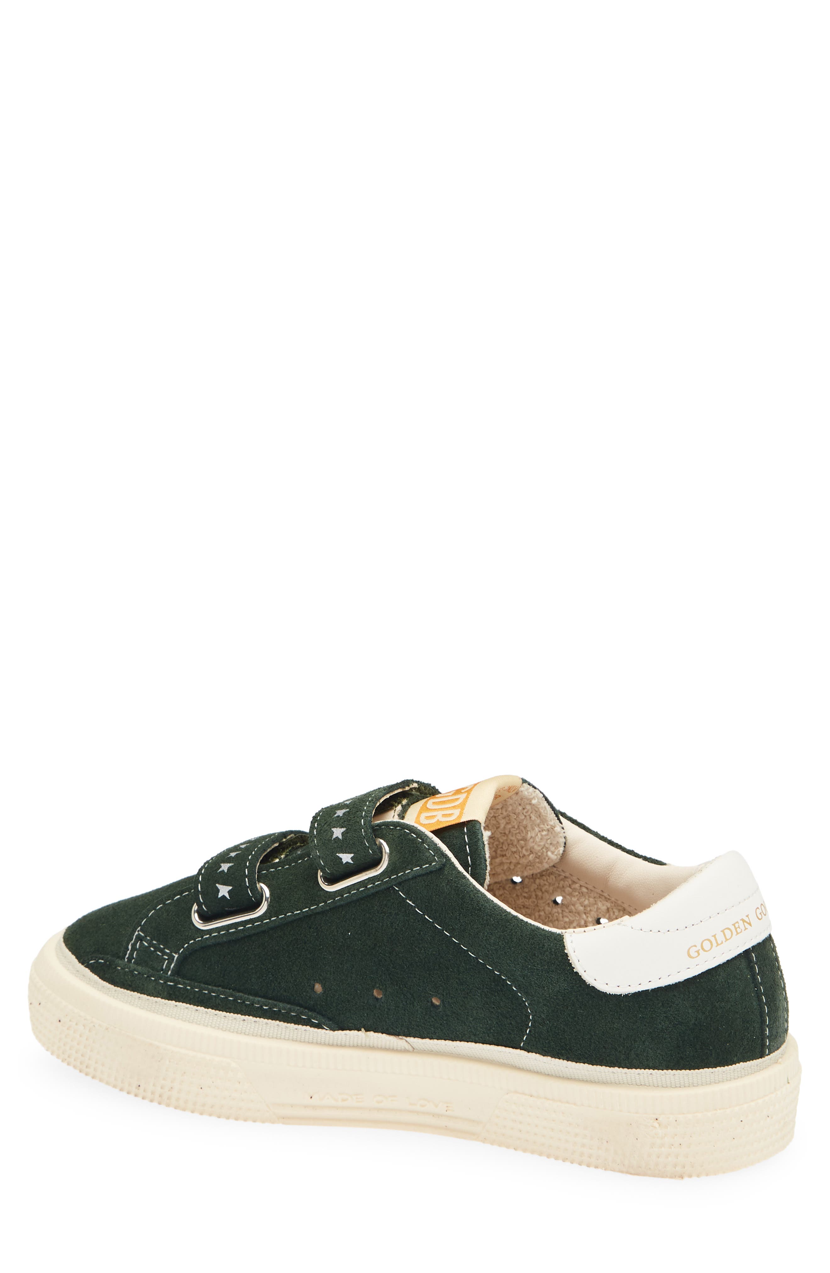 Kids' May Sneaker, Alternate, color, DARK GREEN/ SILVER/ WHITE