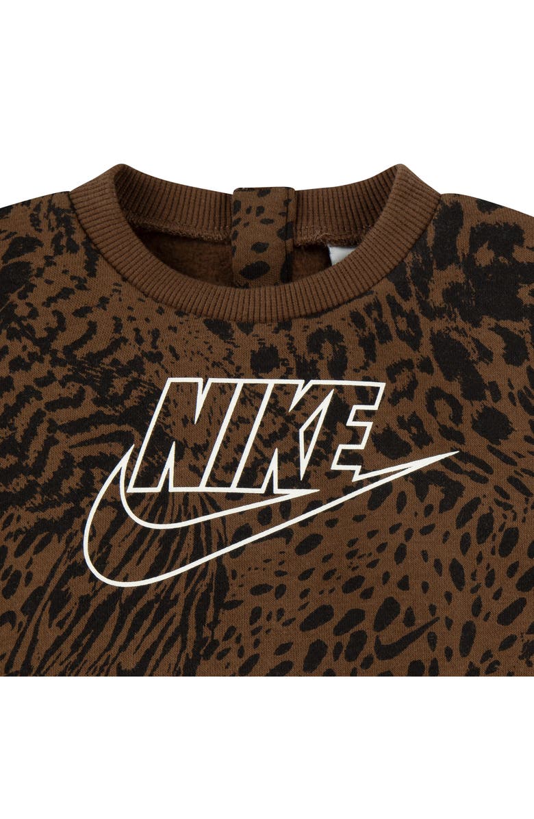 Nike Home Swoosh Home Sweatshirt & Leggings Set, Alternate, color, W67pale Iv