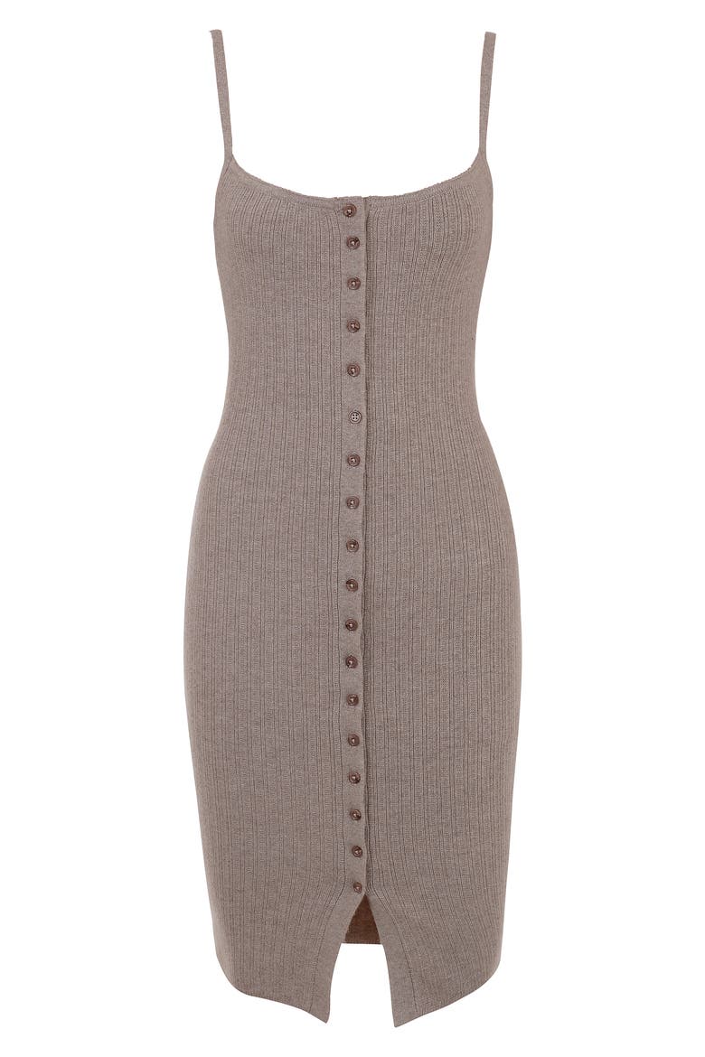 Teva Button-Up Sweater Dress, Alternate, color, CAMEL